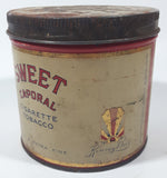 Vintage Sweet Caporal Cigarette Tobacco 75 Cents Tin Metal Can