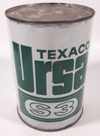 Vintage 1960s Texaco URSA S3 SAE 40 Motor Oil One U.S. Quart 0.946 Litres Metal Can STILL FULL
