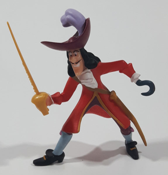 Bullyland Disney Peter Pan Captain Hook 4" Tall Hand Painted Toy Figure