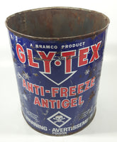 Rare Antique Bramco Gly Tex  Anti-Freeze One Gallon Metal Can
