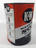 Vintage K & W Products Waterless Soap With Lanolin 7 1/2" Tall Metal Can