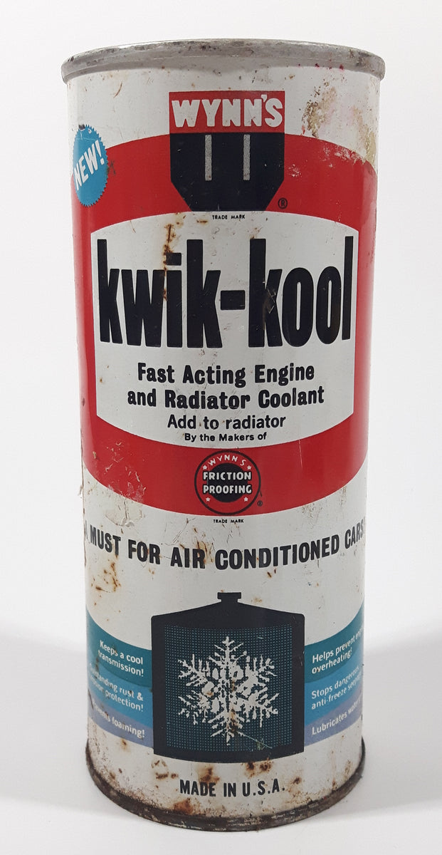 Vintage Wynn's Kwik-Kool Fast Acting Engine And Radiator Coolant 6 1/4 ...