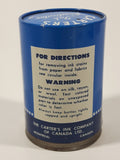 Vintage Carter's Two Solution Ink Eradicator 3" Tall Metal Can and Glass Bottles Still Full