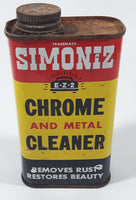 Vintage Simoniz E-Z-2 Chrome And Metal Cleaner 8 Fluid Ounce 5 1/4" Tall Metal Can