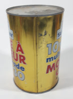 Vintage Safeway 10w30 Multigrade Motor Oil 5 7/8" Tall 1 Litre Metal Oil Can