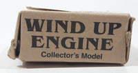 Vintage Wilby Tin Treasures Collector's Model Wind Up Engine Train Locomotive 1501 Black Tin Metal Toy with Box Made in India