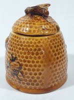 Vintage Arnel's Bee Hive Glazed Ceramic Honey Jar Pot