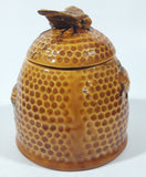 Vintage Arnel's Bee Hive Glazed Ceramic Honey Jar Pot