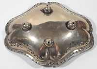 Vintage L EPNS Silver Plated Metal Dish with Handle Made in England