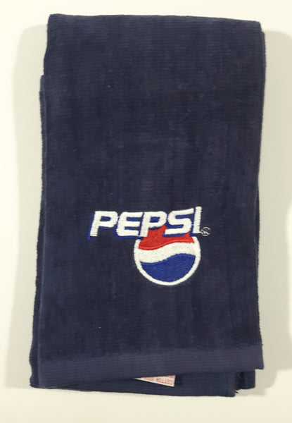 Pepsi Dark Blue Golf Hand Towel with Metal Hanging Ring