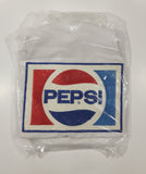 Vintage Pepsi Vendor White Cloth Full Size Apron New in Plastic Bag