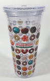 Whirley DrinkWorks Krispy Kreme Doughnuts 8" Tall Hard Plastic Travel Mug Cup with Lid