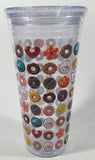 Whirley DrinkWorks Krispy Kreme Doughnuts 8" Tall Hard Plastic Travel Mug Cup with Lid