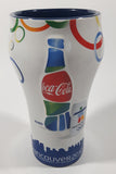 Coca Cola Vancouver 2010 Olympics 6 1/2" Tall Embossed Ceramic Cup