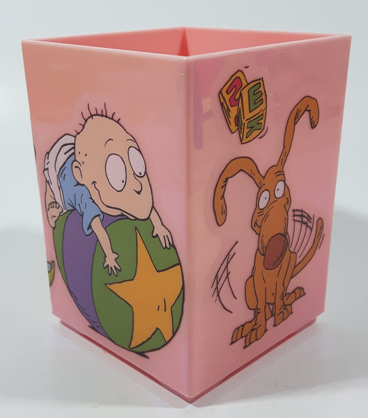 Custom Rugrats Chucky Tommy Reptar Spike 4 1/8" Tall Pink Plastic Pencil Holder
