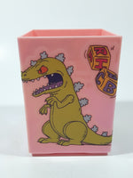 Custom Rugrats Chucky Tommy Reptar Spike 4 1/8" Tall Pink Plastic Pencil Holder