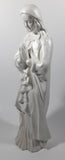 Vintage Virgin Mary Praying 14" Tall Ceramic Ornament