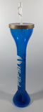 Rare Vintage Whirley Pepsi 24 Oz. 20" Tall Translucent Blue Drink Bottle Yard Cup With Straw and Cap