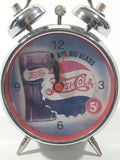 Pepsi Cola Big, Big Glass 5 Cents Metal Alarm Clock