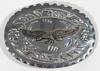 Vintage Eagle Metal Belt Buckle Made in Hong Kong