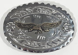 Vintage Eagle Metal Belt Buckle Made in Hong Kong