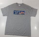 NTD Apparel Power-T Pepsi Cola More Bounce To The Ounce! L/G Large Grey T-Shirt