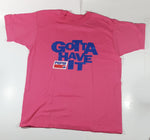 Hanes Fifty-Fifty Pepsi Cola Gotta Have It XL 48-48 X Large Pink T-Shirt