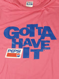 Hanes Fifty-Fifty Pepsi Cola Gotta Have It XL 48-48 X Large Pink T-Shirt