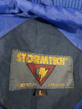 Rare Stormtech Vancouver B.C. Pepsi Cola Black and Blue L Large Winter Jacket Coat
