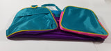 Vintage Pepsi Cola Bright Colorful Pink Purple Yellow Turquoise Canvas Travel Gym Bag New