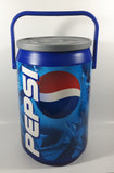 Rare Vintage Kooler Kraft Pepsi Cola Super Bowl XXXIII Sunday January 31, 1999 Miami Florida Can Shaped 13 1/2" Tall Beverage Drink Camping Cooler with Handle