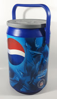 Rare Vintage Kooler Kraft Pepsi Cola Super Bowl XXXIII Sunday January 31, 1999 Miami Florida Can Shaped 13 1/2" Tall Beverage Drink Camping Cooler with Handle