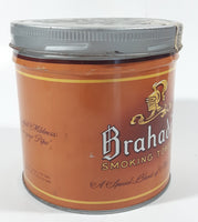 Rare Vintage Brahadi's Smoking Tobacco A Special Blend of Mild Cavendish 6 Oz 170gm Tin Metal Can