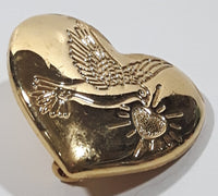 The Variety Club Children's Charity Dove Bird Heart Shaped Metal Pin