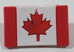 Canada Canadian Flag Shaped Rubber Lapel Pin