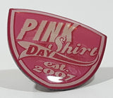 Coast Capital Pink Shirt Day Est. 2007 Crest Shaped Metal Lapel Pin