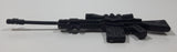 Black Gun with Scope Toy Action Figure Accessory