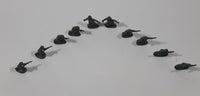 Miniature Tiny 7/8" Tall Rubber Soldiers Set of 10