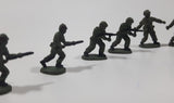 Miniature Tiny 7/8" Tall Rubber Soldiers Set of 10