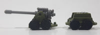 Mobile Artillery and Shell Trailer Army Green and Grey Plastic Toy Car Vehicles
