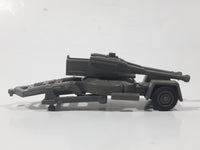 1997 G.T.I. Grand Toys Mobile Artillery Trailer Army Grey Plastic Toy Car Vehicle