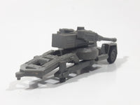 1997 G.T.I. Grand Toys Mobile Artillery Trailer Army Grey Plastic Toy Car Vehicle