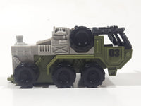 Armored Truck Army Green and Grey Plastic Toy Car Vehicle