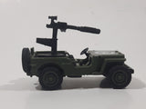 1997 G.T.I. Grand Toys Jeep Army Green Plastic Toy Car Vehicle