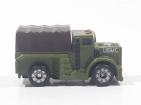 Funrise Micro Machines Style USMC Truck Army Green Die Cast Toy Car Vehicle