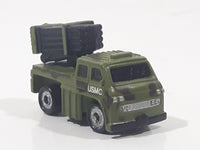 Funrise Micro Machines Style USMC Mobile Artillery Truck Army Green Die Cast Toy Car Vehicle