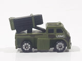 Funrise Micro Machines Style USMC Mobile Artillery Truck Army Green Die Cast Toy Car Vehicle