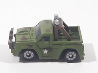 Funrise Micro Machines Style Truck Army Green Die Cast Toy Car Vehicle