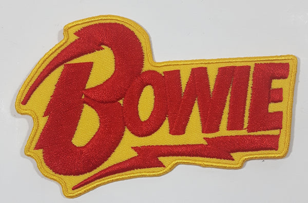 David Bowie 2 1/2" x 4" Embroidered Fabric Iron On Patch Badge