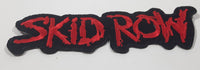 Skid Row 1 1/8" x 3 3/4" Embroidered Fabric Iron On Patch Badge